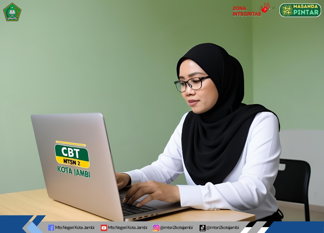 CBT Siap Digelar! Proktor MTsN 2 Kota Jambi Tuntaskan Setting Ujian Online