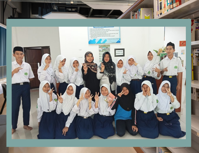 Kolaborasi Duta Pustaka dan Petugas Perpustakaan, Wujudkan Semangat Literasi di MTsN 2 Kota Jambi
