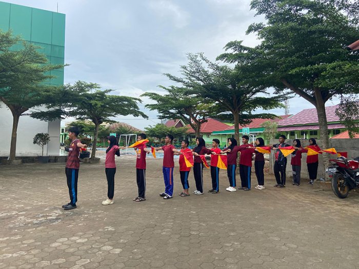Latihan Berlanjut, Pramuka MTsN 2 Kota Jambi Terus Asah Gerakan