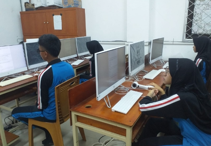 Asesmen Formatif Informatika Kelas 9H MTsN 2 Jambi Berjalan Tertib