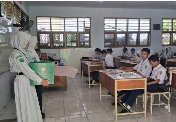 MTsN 2 Kota Jambi Galang Dana untuk Siswa Berduka