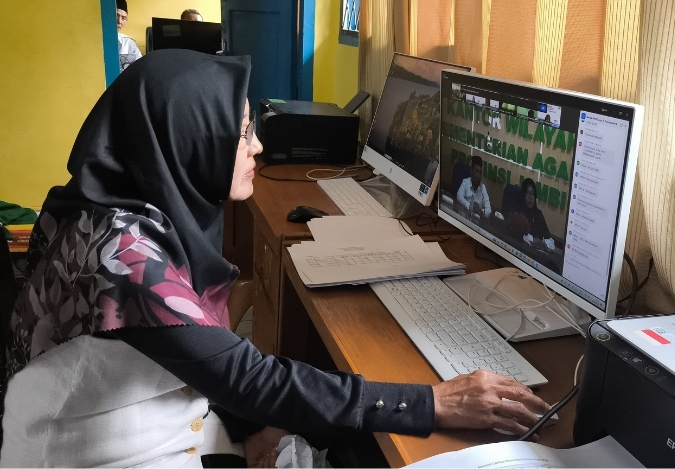 Digital, Cepat, dan Ramah: Tim ZI MTsN 2 Dalami Reformasi Pelayanan