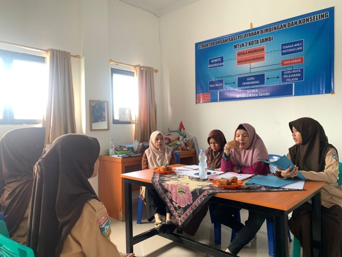 Menyaring Pemimpin: MTsN 2 Kota Jambi Gelar Wawancara Calon Ketua OSIM