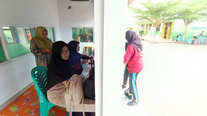 Guru Piket MTsN 2 Kota Jambi Laksanakan Tugas Harian di Ruang Piket