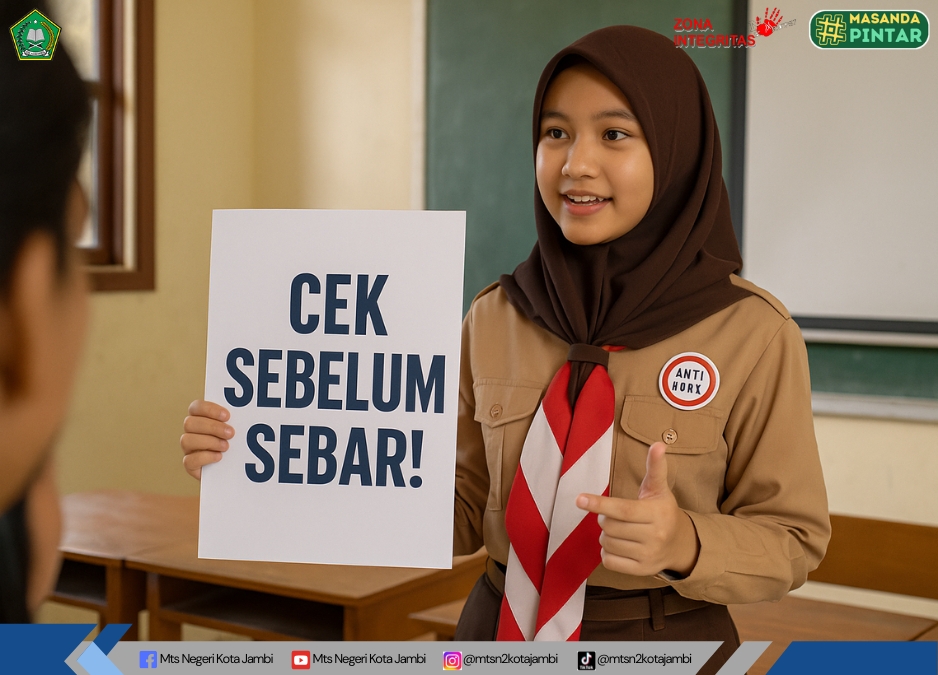 Pelajar Cerdas Bukan Penyebar Hoaks!