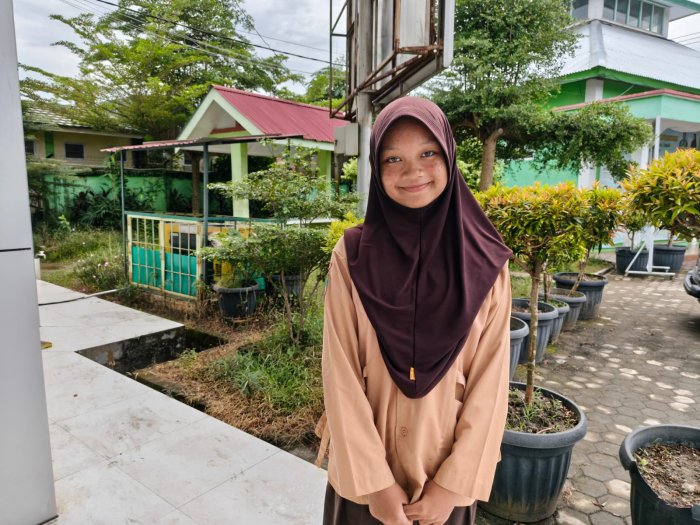 Nabila Tsania Zahra, Siswi MTsN 2 Kota Jambi Raih Nilai Tertinggi Tes CAT MAN 2 Kota Jambi