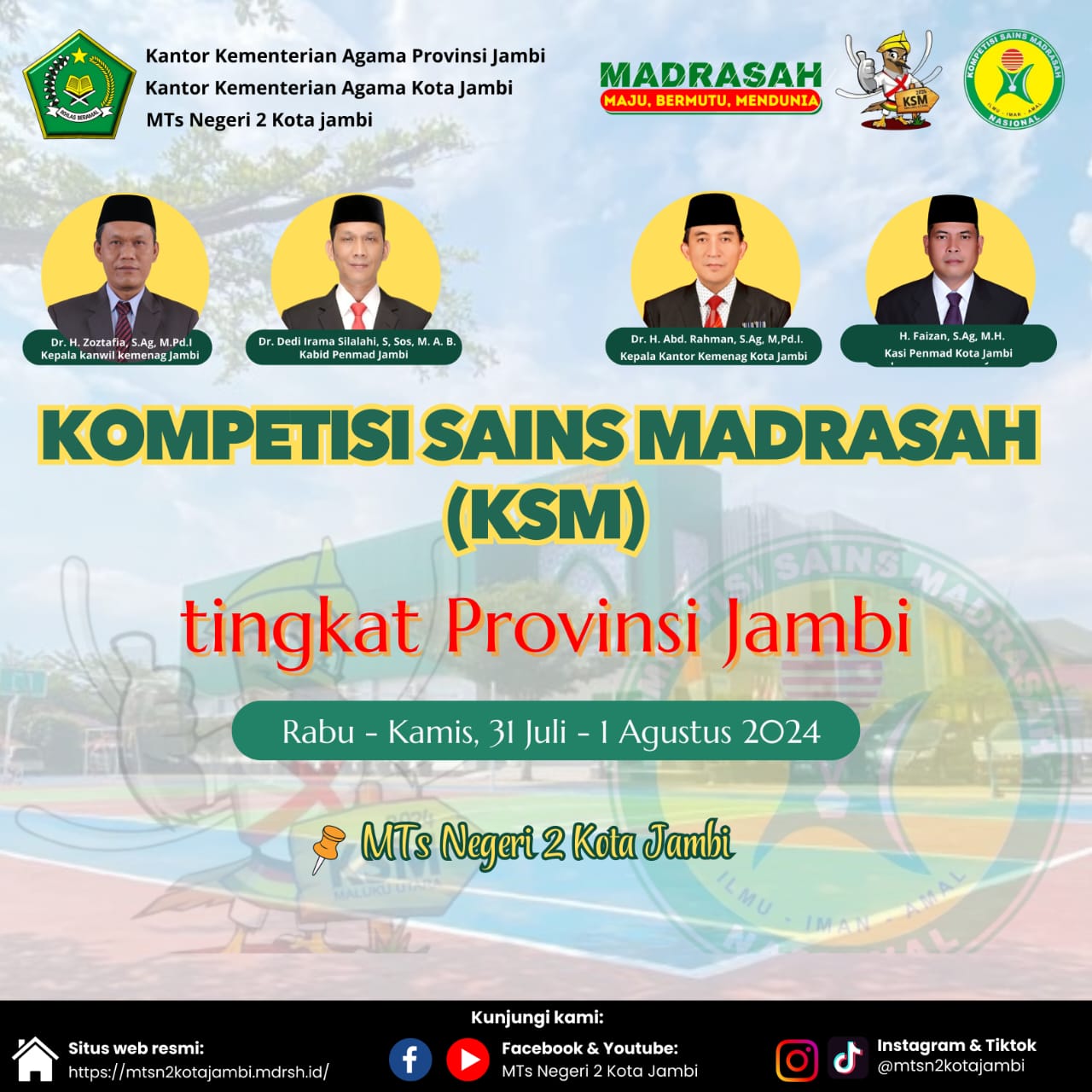 Monitoring & Pengawasan KSM Tingkat Provinsi Jambi Tahun 2024