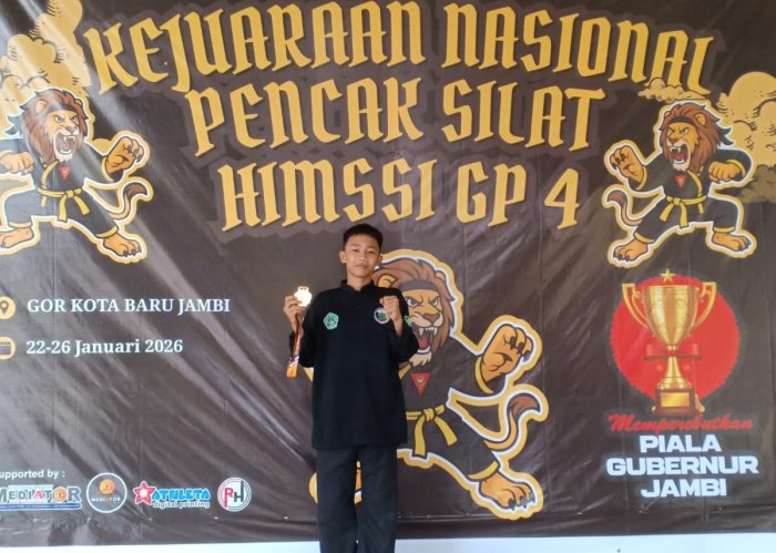 Bersinar di Kejurnas Pencak Silat: Ambok Nuwair Tsaqib Tamam Bawa Pulang Medali Emas