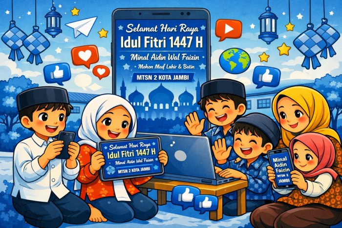 Ucapan Idul Fitri 1447 H Menyapa Lewat Media Digital