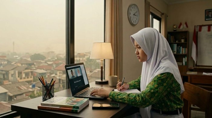 Udara Belum Kondusif, Masa PJJ di Kota Jambi Kembali Diperpanjang