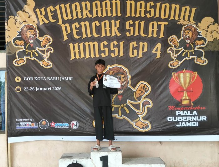 Mendali Perak Ajang Nasional, Prestasi M. Gio Junianto di Pencak Silat