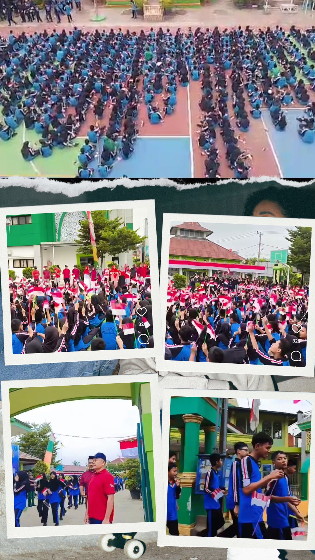 Pengibaran bendera 2000