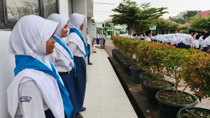 Banyak Siswa Alami Keluhan Ringan, PMR MTsN 2 Kota Jambi Selalu Siaga