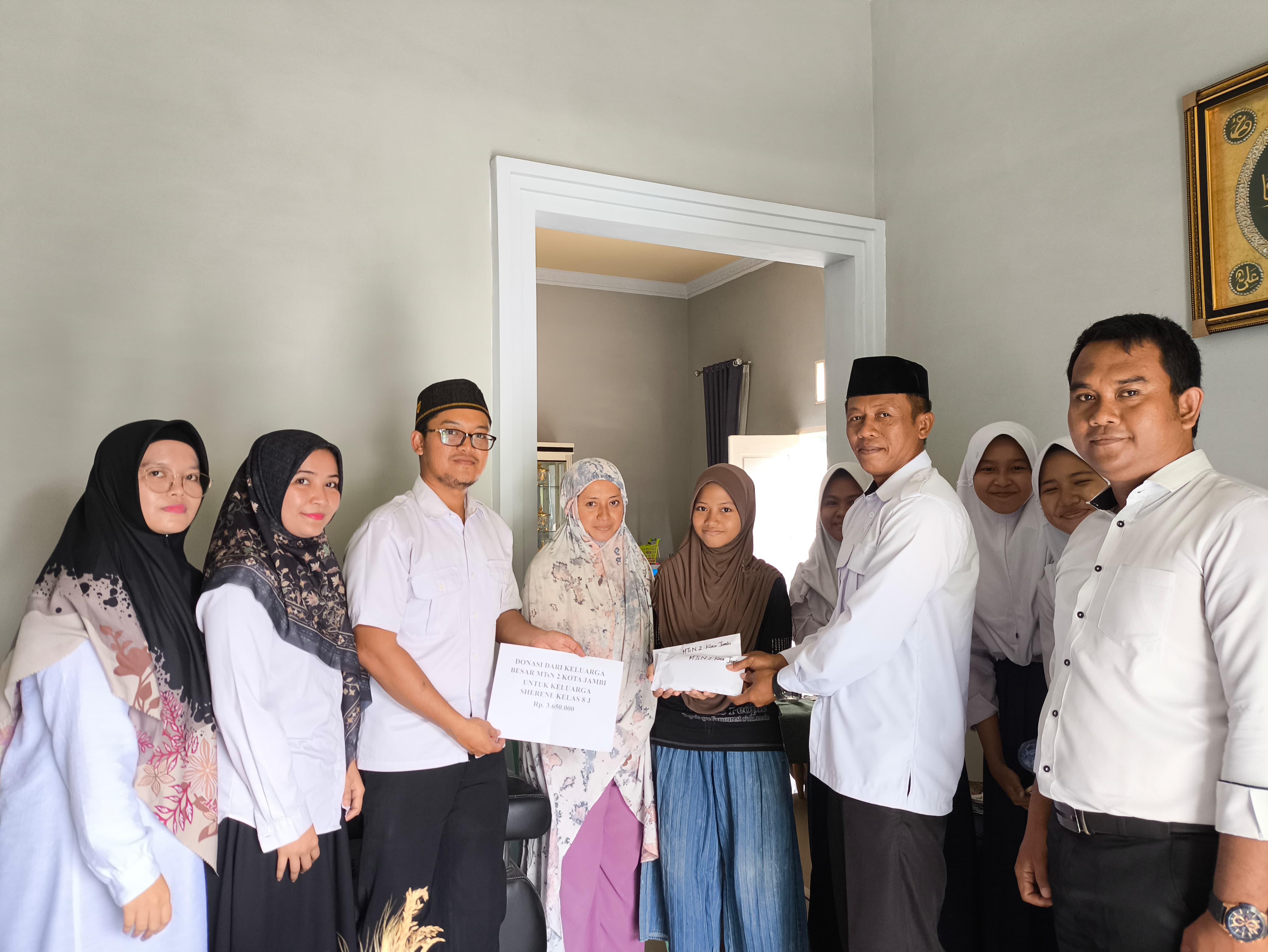 Rumah Siswa MTsN 2 Kota Jambi Mengalami Kebakaran (Zona Integritas MTsN 2 Kota Jambi-PINTAR)
