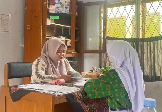 Pendampingan Hafalan Al-Quran oleh Mahasiswi PLP STS Jambi