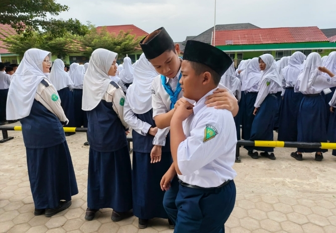 PMR MTsN 2 Kota Jambi di Hari Sumpah Pemuda