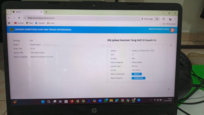 Guru Madrasah Ikuti AKG Hari Kedua