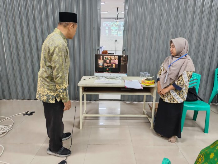 Kamad Turun Lapangan, TKA Hari Kedua di MTsN 2 Kota Jambi Berjalan Optimal