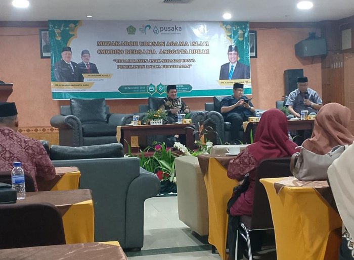 Tingkatkan Wawasan, MTsN 2 Kota Jambi Hadir di Muzakaroh Urusan Islam