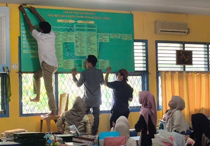 Menata Identitas Kelembagaan: Mahasiswa PLP Pasang Struktur Organisasi Menata Identitas Kelembagaan: Mahasiswa PLP Pasang Struktur Organisasi