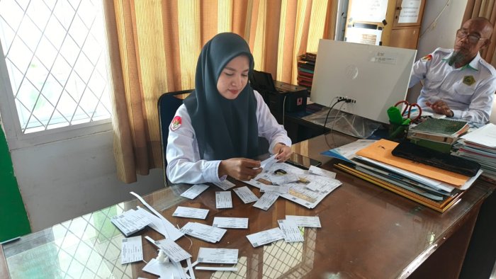 Panitia TKA Lakukan Persiapan Simulasi di Laboratorium Terpadu Madrasah