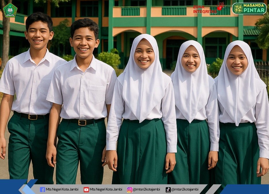 Peserta Didik Kelas 7 dan 8 Siap-Siap KBM