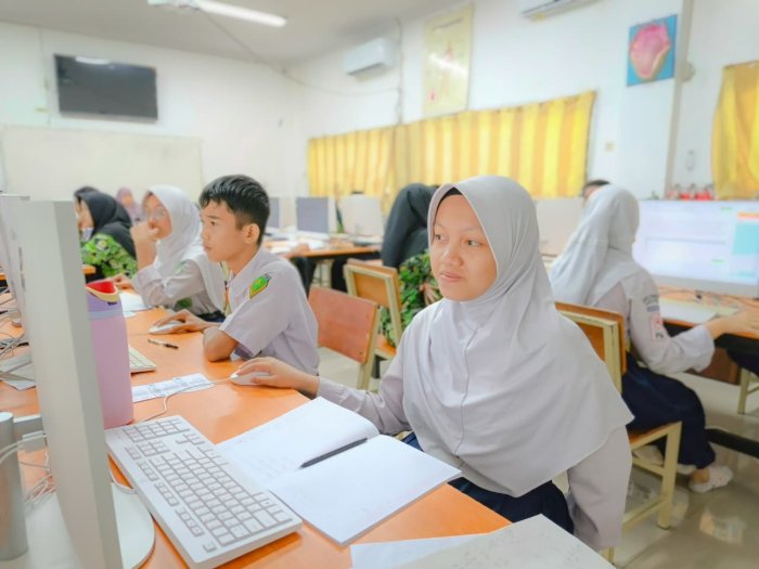 Pelaksanaan Seleksi Nasional Murid Baru MAN IC 2026 di MTsN 2 Kota Jambi
