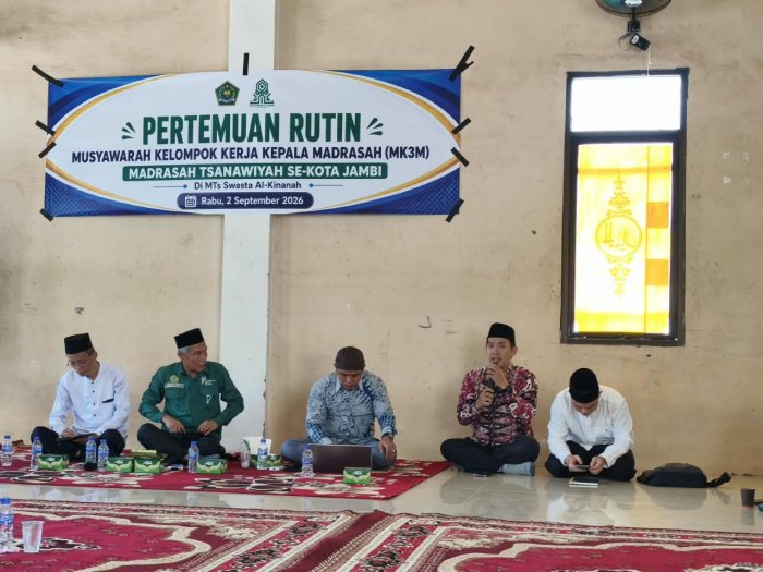 Pertemuan K3MTs Kota Jambi Bahas Beragam Agenda