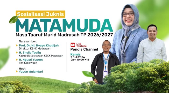 Sosialisasi Juknis Mata Muda: Tegaskan Stop Perundungan di Madrasah Sosialisasi Juknis Mata Muda: Tegaskan Stop Perundungan di Madrasah