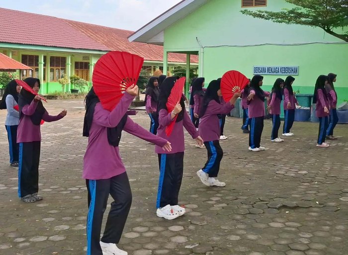 Libur Tetap Produktif, Ekskul MTsN 2 Kota Jambi Siap Pukau di Matamuda
