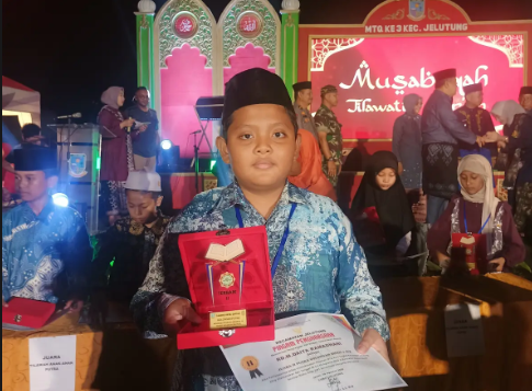 RD. M. Daffa Ramadhani Raih Juara 2 Hifzil 1 Juz di MTQ Kecamatan Jelutung