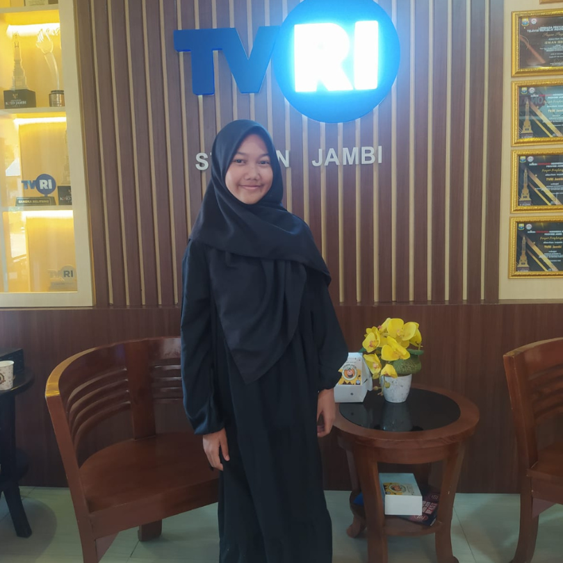 Khayla Almira Maritza Melangkah ke Semifinal Dai Cilik TVRI Jambi 2025