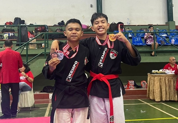 Gemilang di Kejuaraan Nasional Kempo! Arkha Alfahrezi Bawa Pulang Medali Emas