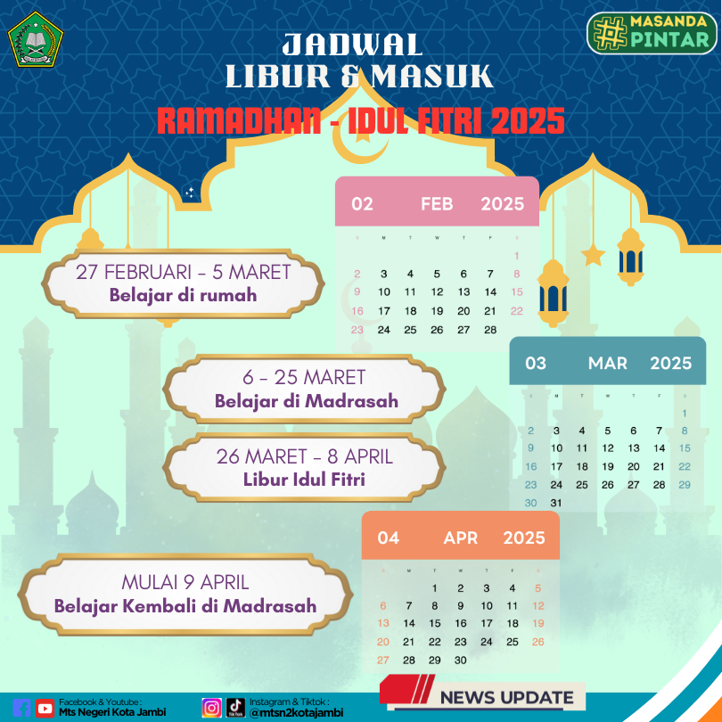 Infografis: Surat Edaran Bersama 3 Menteri Tentang Pembelajaran di Bulan Ramadhan Tahun 1446 Hijriah