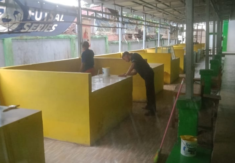 Sambut TA Baru 2025/2026, MTsN 2 Kota Jambi Percantik Kantin Sekolah