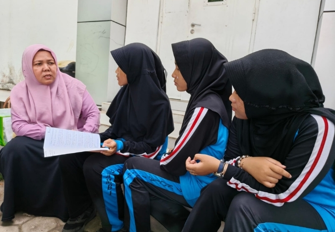 Pembinaan Duta Kesehatan MTsN 2 Kota Jambi: Siap Sosialisasikan PHBS ke Kelas-Kelas