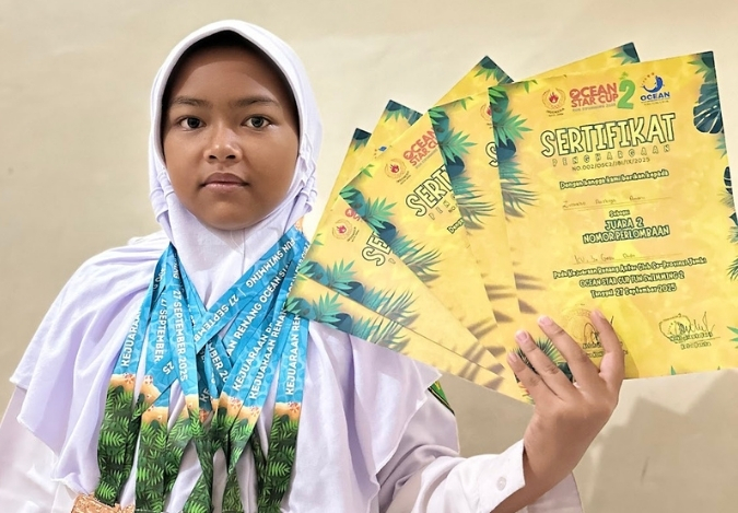 Aksi Zulaikha Aazkiya Amora Bawa Pulang Prestasi Renang