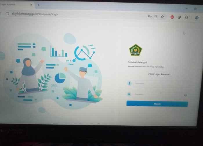 Seputar Q&A AKGTK 2025: Guru MTsN 2 Kota Jambi Bersiap Ikuti Asesmen Daring