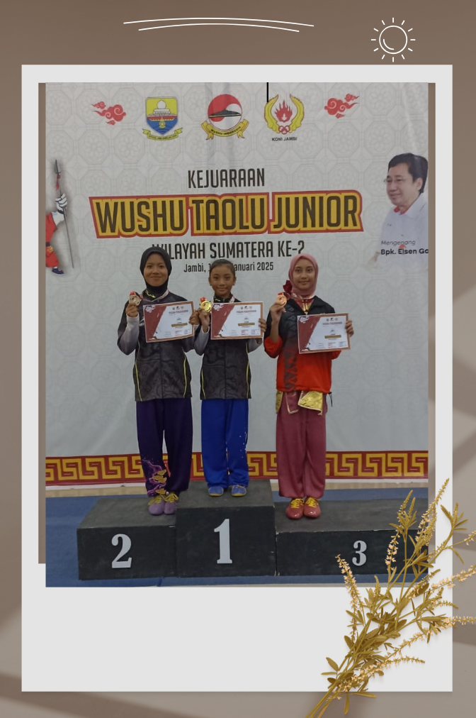 Bintang Muda MTsN 2 Kota Jambi Borong 3 Medali Emas Kejuaraan Nasional Wushu 