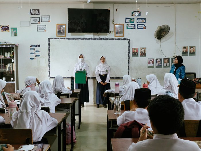 Wujud Solidaritas, OSIM MTsN 2 Kota Jambi Galang Dana Duka
