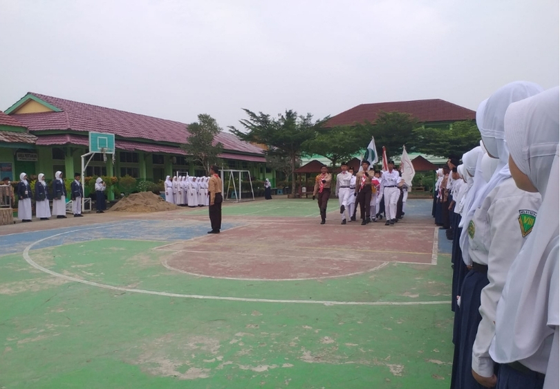 Sapa di Upacara Pagi Madrasah, Awali Tahun Ajaran 2025/2026