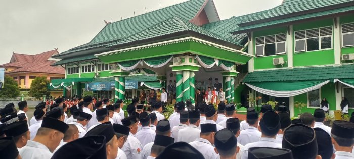 Semarak Upacara HAB ke-80 Warnai Halaman Kanwil Kemenag Jambi