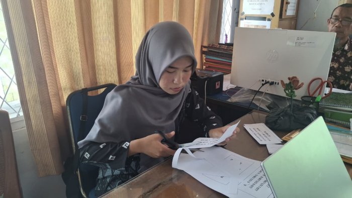 Persiapan Teknis Ujian ASAS MTsN 2 Kota Jambi di dukung Mahasiswa PLP