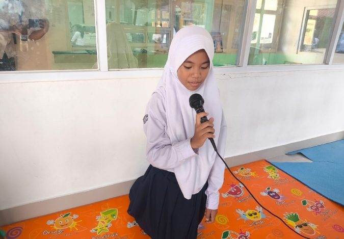 Duta Agama MTsN 2 Kota Jambi, Serukan Shalat Dhuhur Berjamaah