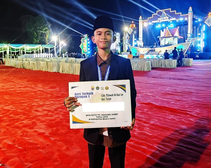 Perjuangan M. Fawwaz Adzdzikra Antarkan Menjadi Juara Harapan 1 di MTQ Provinsi Jambi