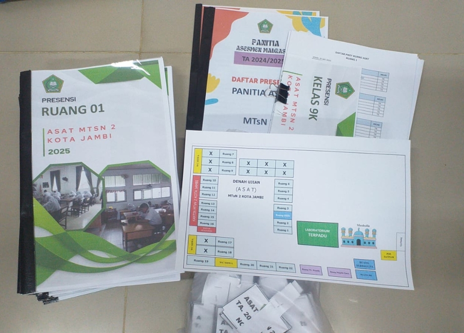 Administrasi Tuntas, MTsN 2 Kota Jambi Siap Songsong ASAT dengan Mantap