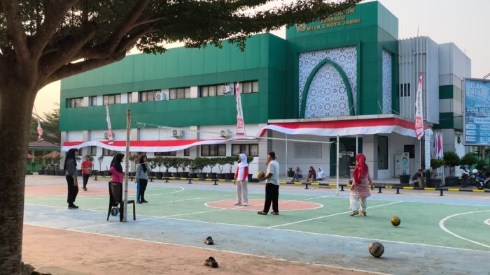 Uji Strategi Tim, Ekstrakurikuler Voli MTsN 2 Kota Jambi Simulasi Pertandingan