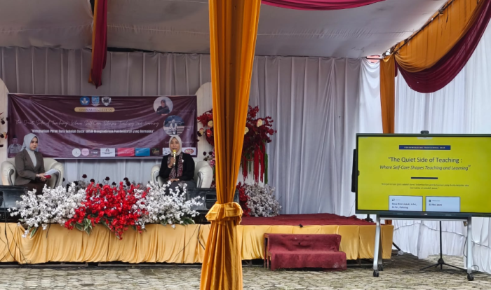 Waka Humas MTsN 2 Kota Jambi Ikuti Seminar Self-Care Guru di SDN 221