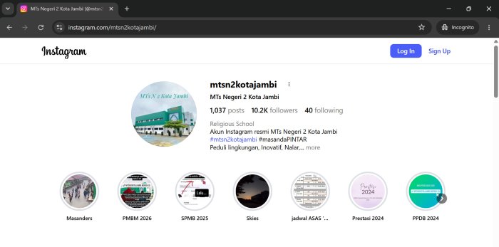 Bagaimana Media Sosial Menjadi Jendela Kegiatan Madrasah dan Siswa MTsN 2 Kota Jambi Bagaimana Media Sosial Menjadi Jendela Kegiatan Madrasah dan Siswa MTsN 2 Kota Jambi