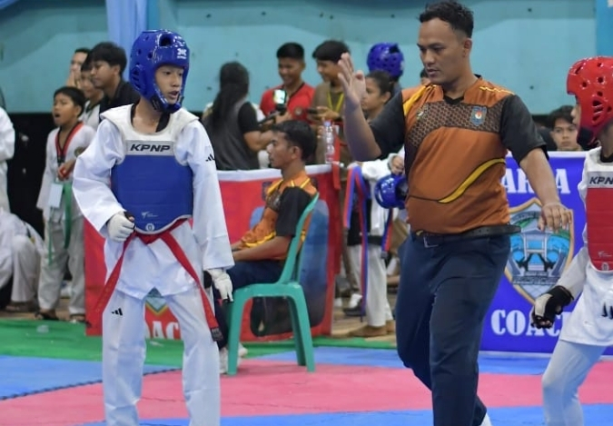 Semangat Juang Kevin Jaya Rizdan Menggema di Kejuaraan Taekwondo Mendagri Cup Semangat Juang Kevin Jaya Rizdan Menggema di Kejuaraan Taekwondo Mendagri Cup